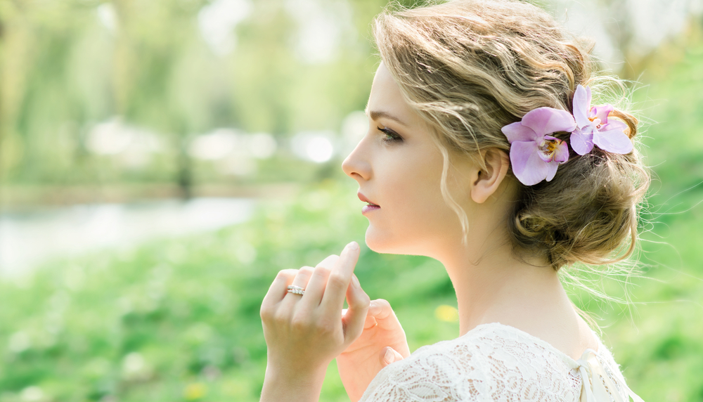 Woman enjoying the outdoors