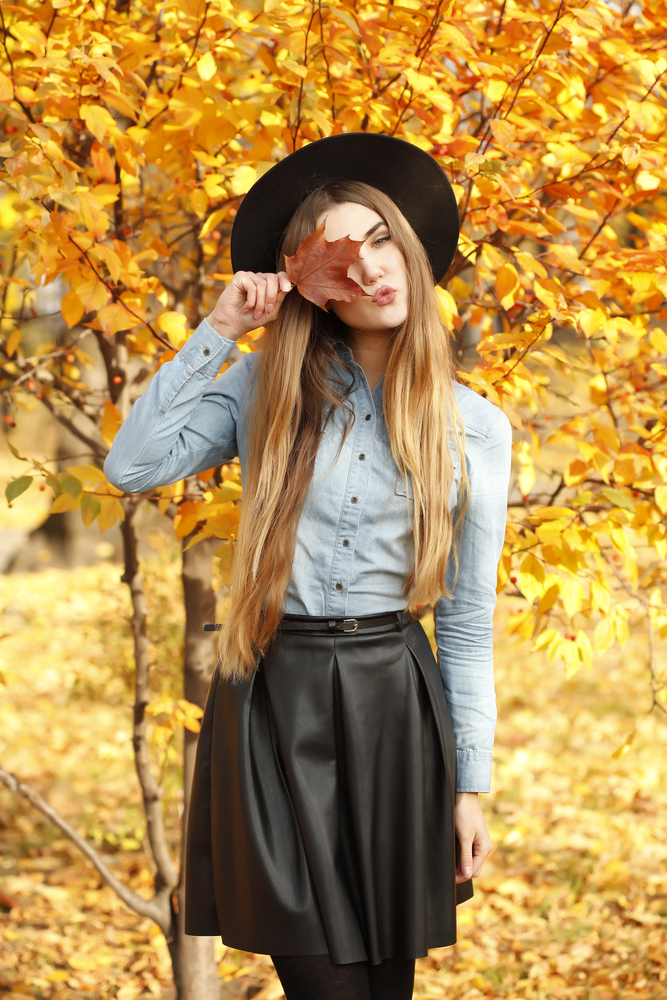 Women in fall fashion