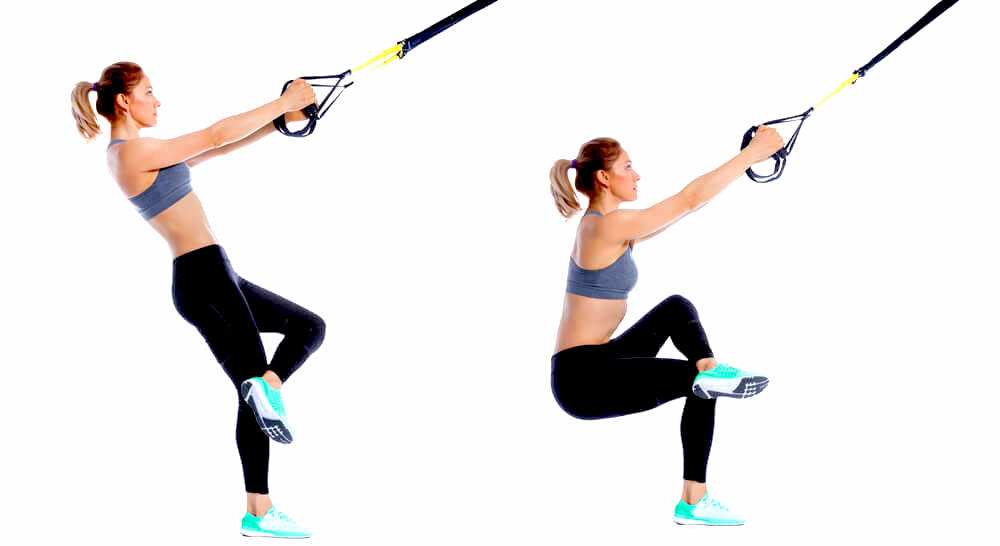 TRX single-leg squat