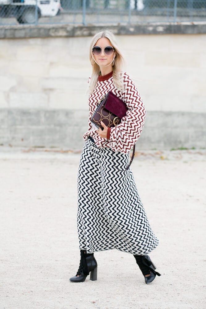 PARIS-SEPTEMBER 29, 2016. Dutch fashion blogger Charlotte Groeneveld arrives at Paris Fashion Week.