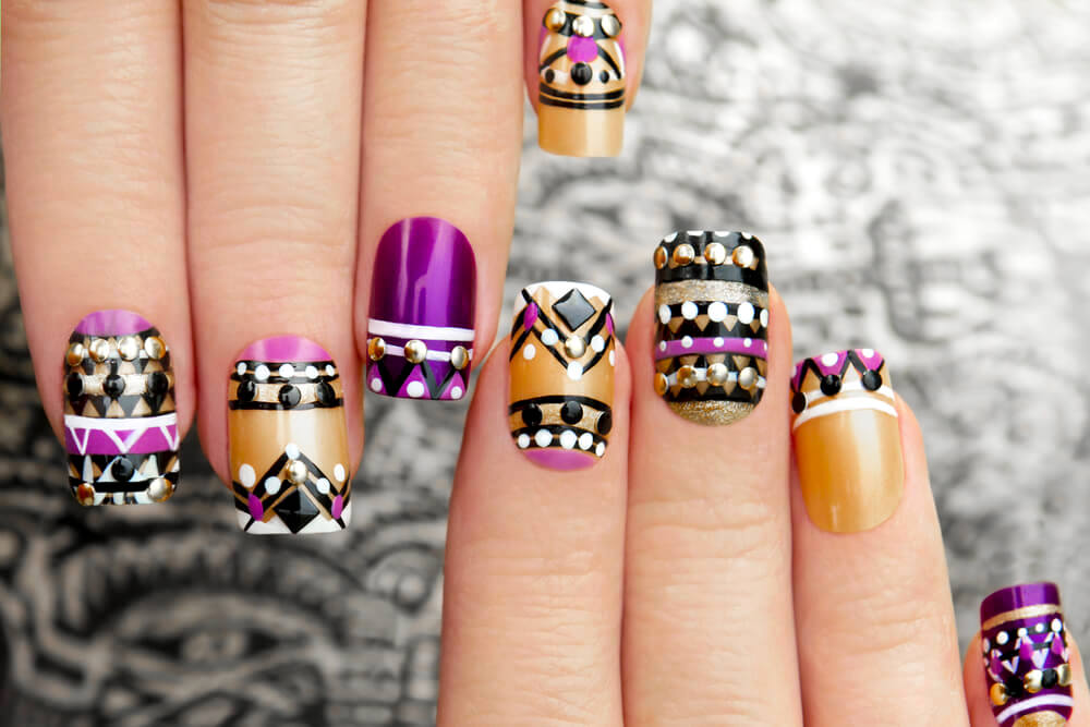 Geometric nails