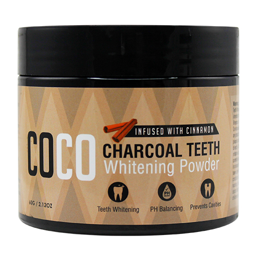 Coco Charcoal Teeth Whitening Powder Cinnamon