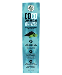 coco charcoal toothpaste Box Front