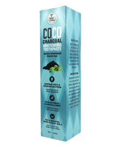 coco toothpaste left side box view