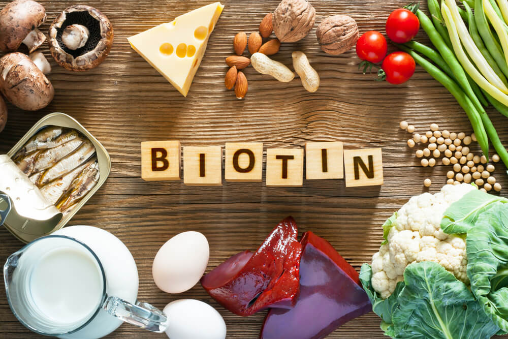 Food sources of biotin