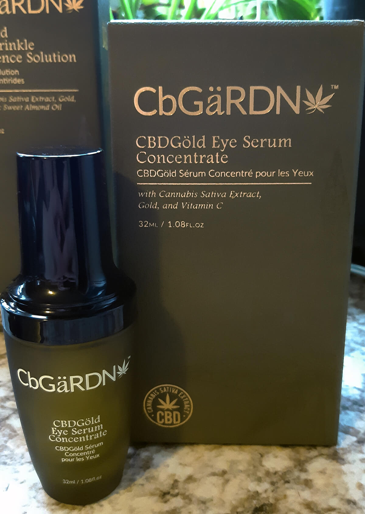 CBDGold Eye Serum Concentrate with box