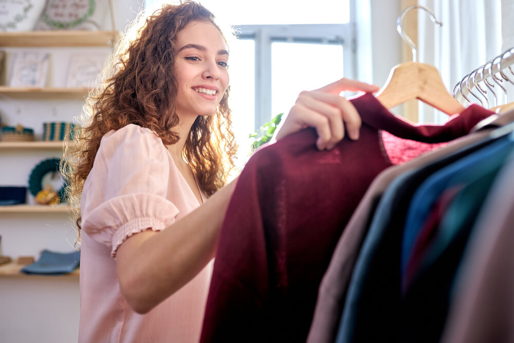 woman shopping