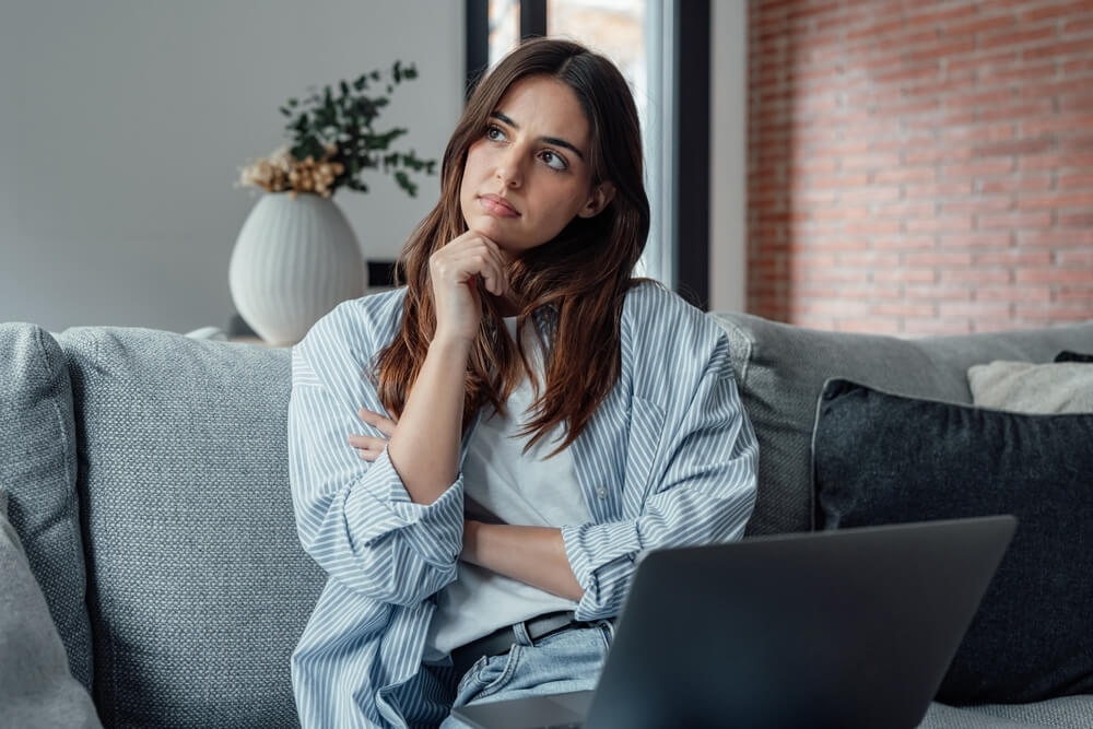 woman thinking