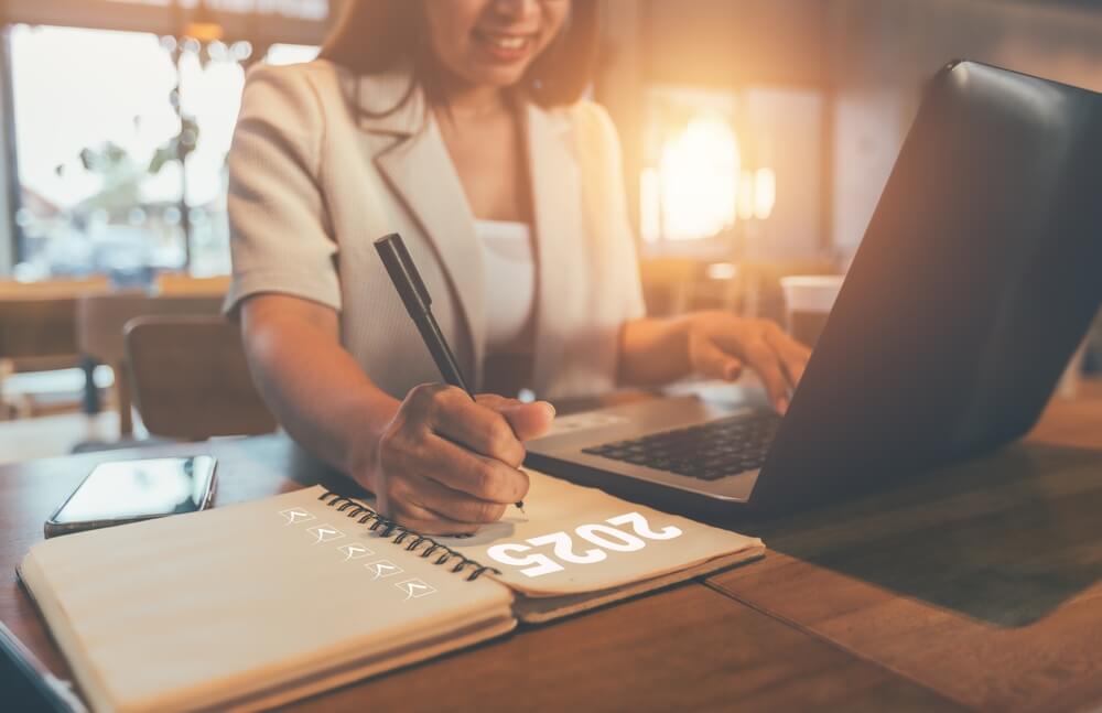 woman writing