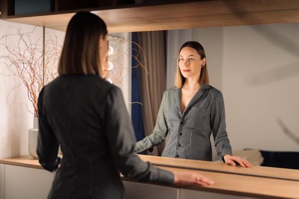 woman reflection