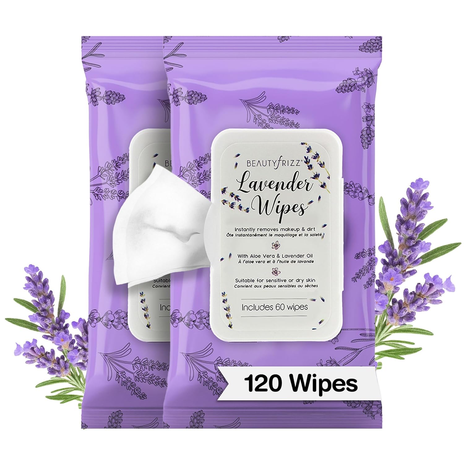 Face Wipes Lavender Face Wipes Lavender