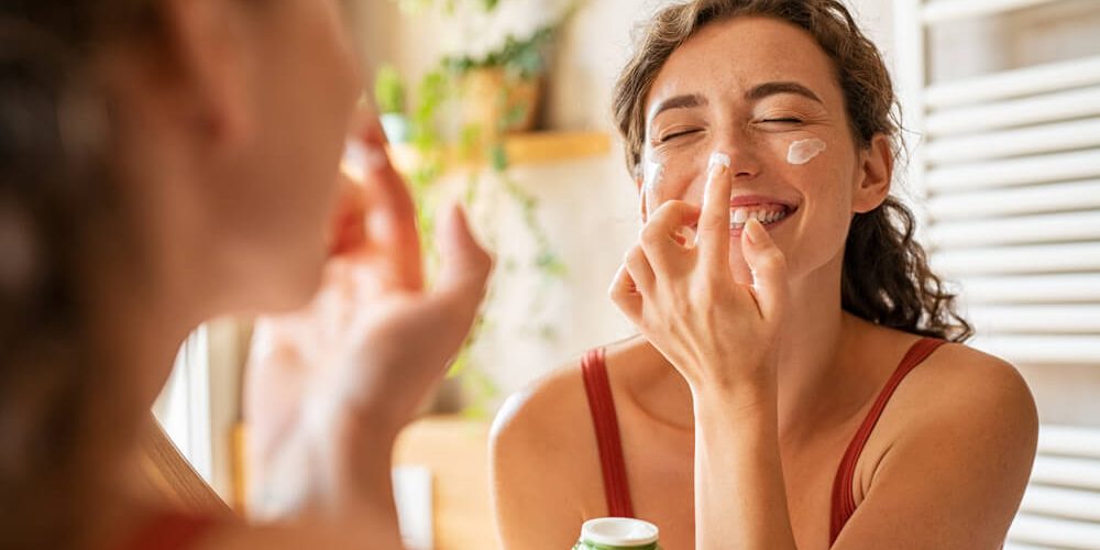 woman skincare