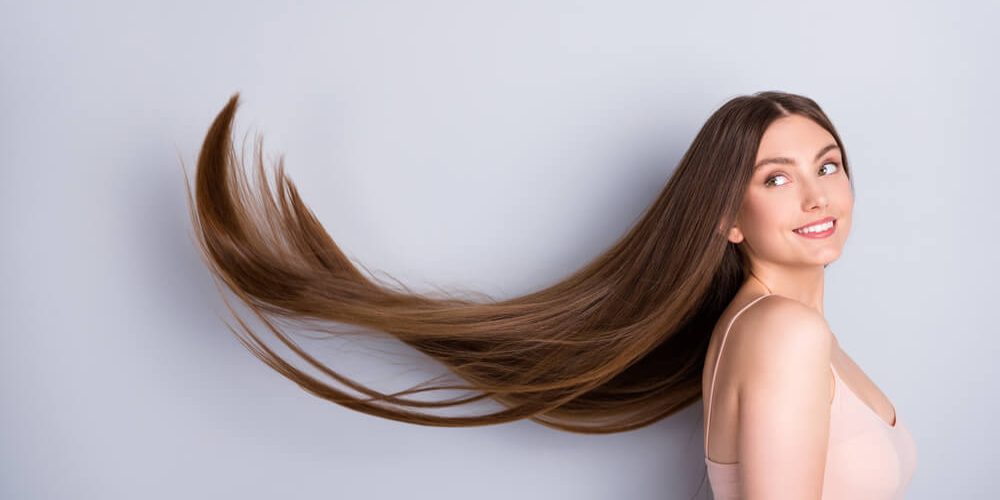 woman long hair