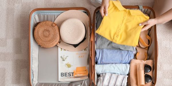packing suitcase