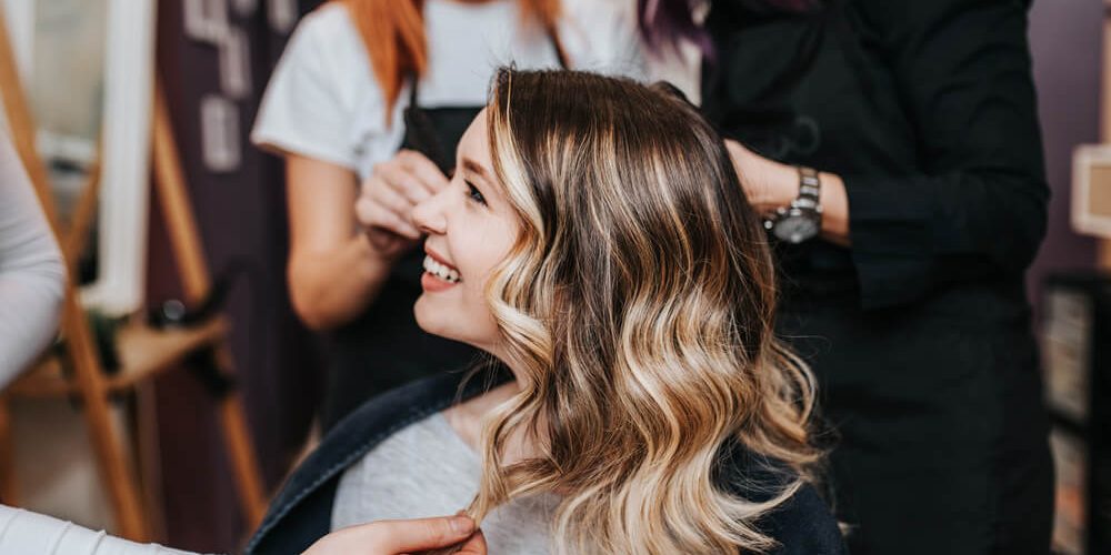 woman beautiful hair